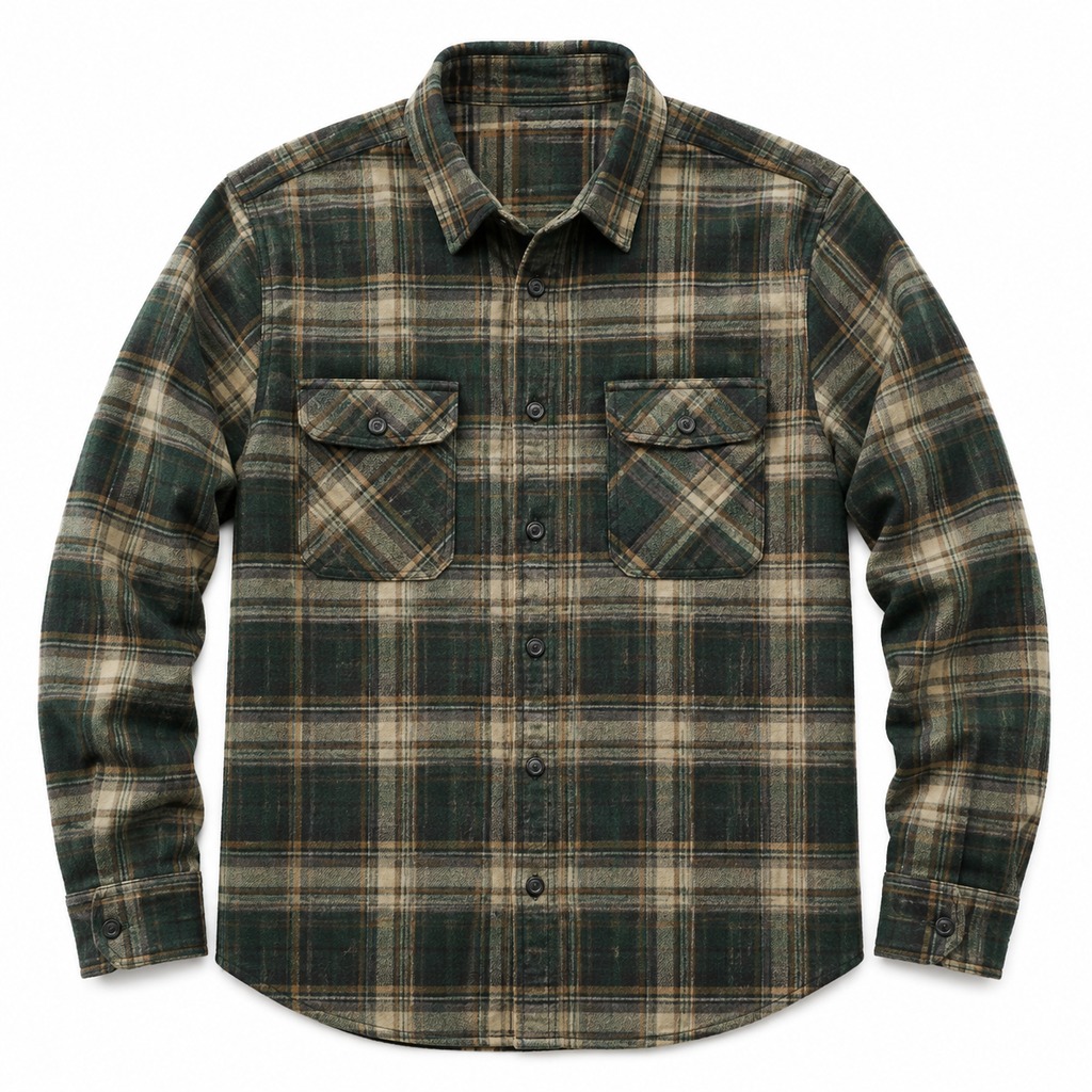 Brushed Flannel Shirt